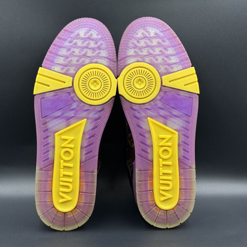 Louis Vuitton Louis Vuitton Trainer Casual Sneakers in Purple -2508 Size US 7.5 / EU 40-41 - 3 Thumbnail