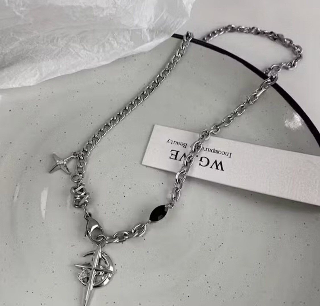 Jewelry Moon Chain Necklace Size ONE SIZE - 2 Thumbnail