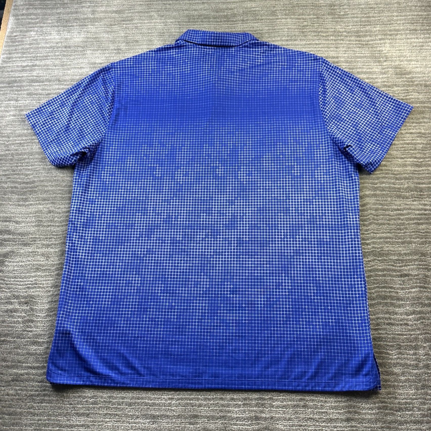 Nike Nike Polo Shirt Mens XL Blue Dri-Fit Golf All Over Print Vapor Size US XL / EU 56 / 4 - 2 Thumbnail