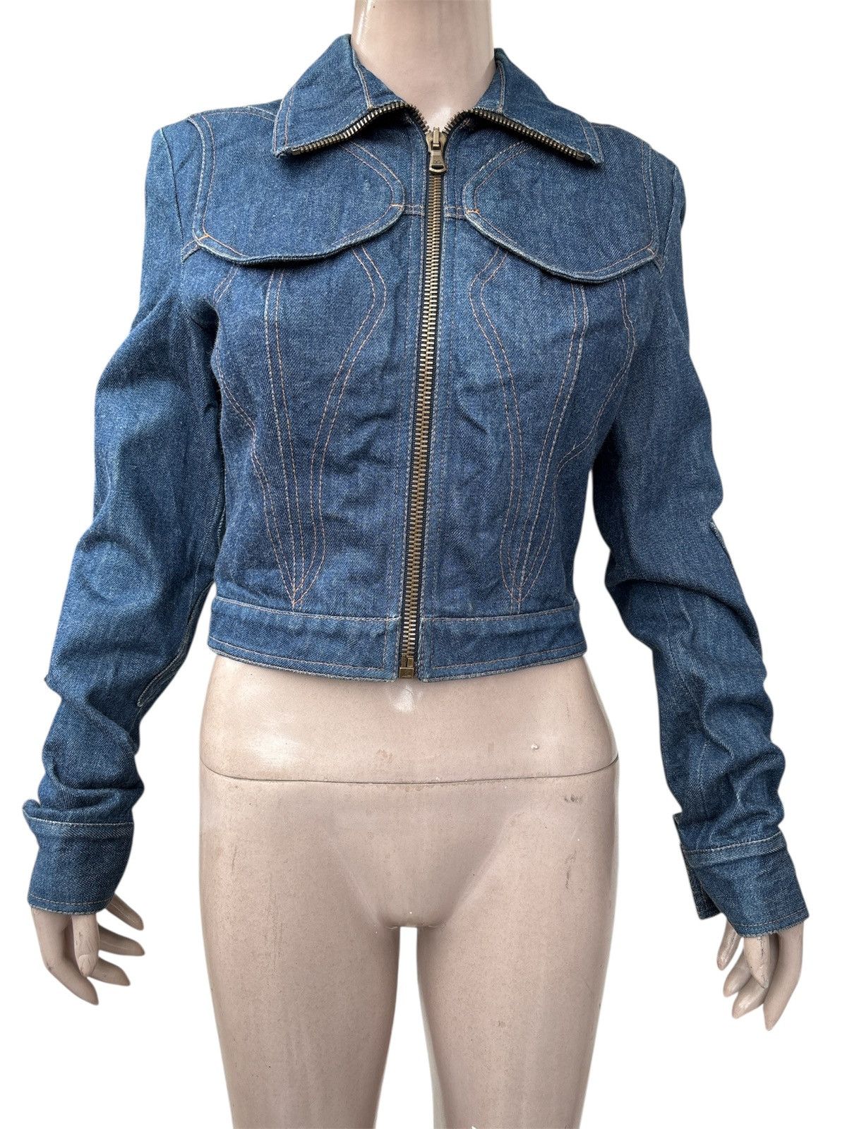 Dolce & Gabbana SS02 Trucker Denim Jacket Size M / US 6-8 / IT 42-44 - 4 Thumbnail