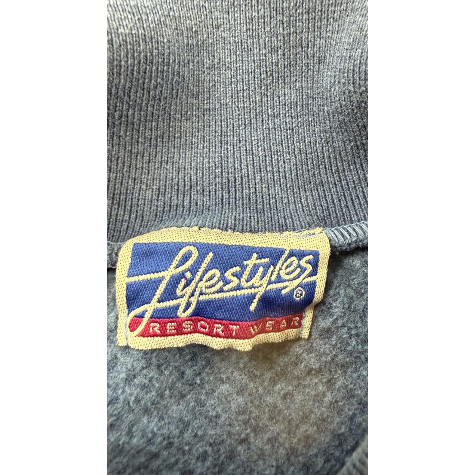 Vintage Vintage Lifestyles Oklahoma Sweatshirt Mens M Blue Collared Embroidered USA Southwestern Graphic Pullover Knit Cotton Pockets Size US M / EU 48-50 / 2 - 5 Thumbnail