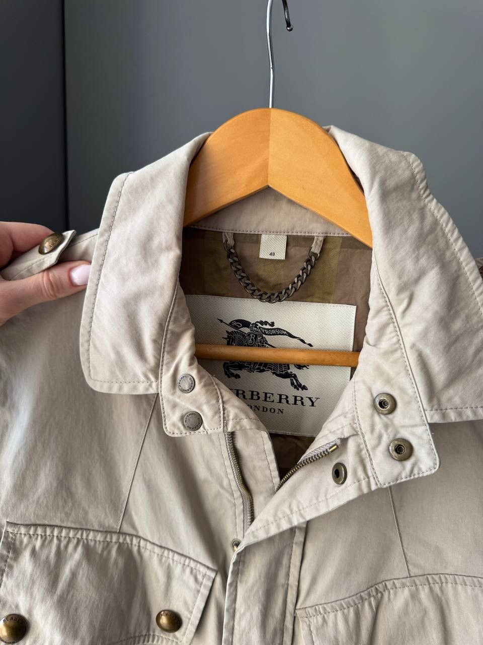 Burberry × Vintage Vintage Burberry Brit Nova Check Coat Size XL / US 12-14 / IT 48-50 - 5 Thumbnail