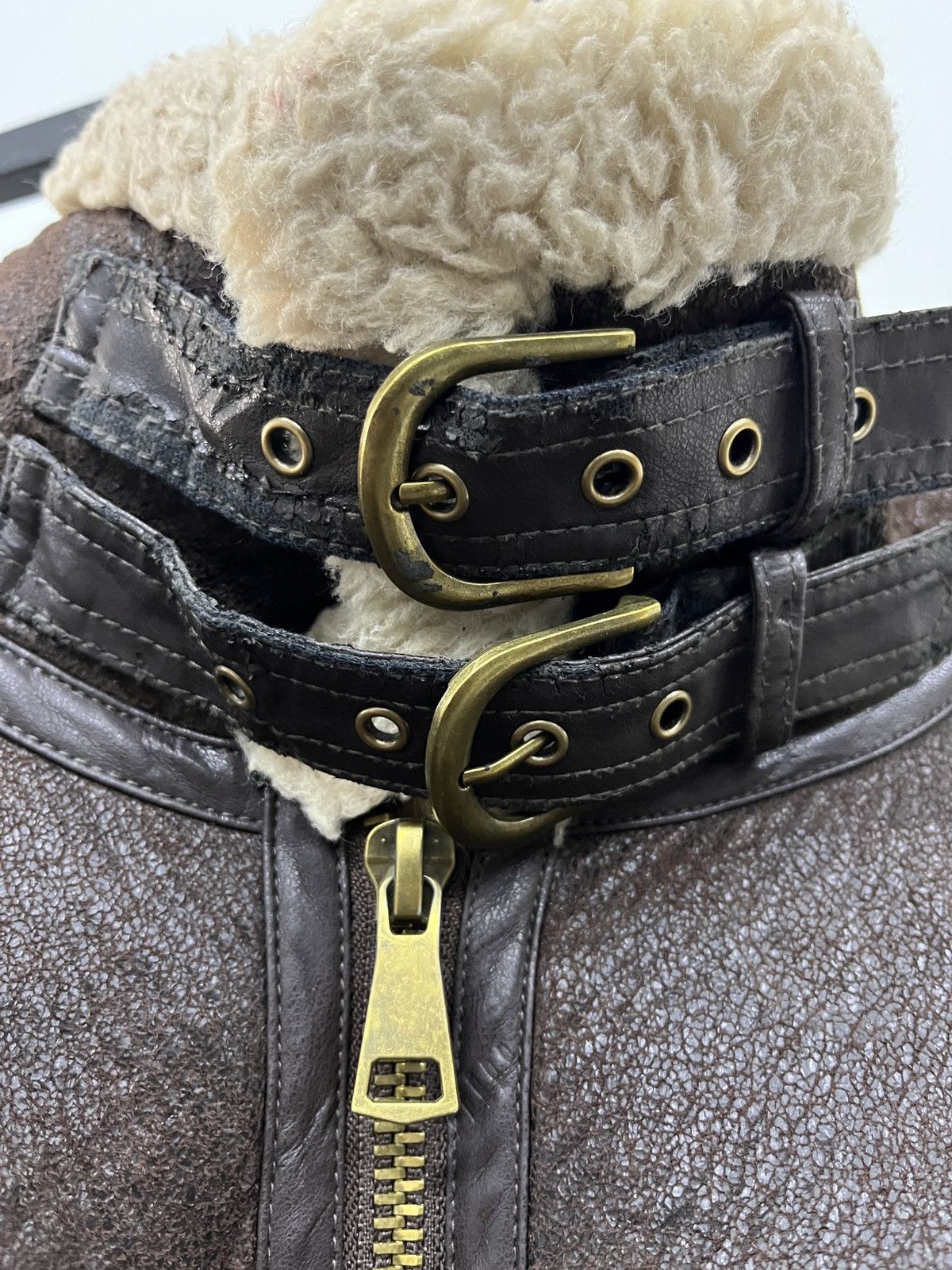 Buzz Rickson's Vintage B3 Shearling Military Faux Leather Jacket Size US M / EU 48-50 / 2 - 9 Thumbnail