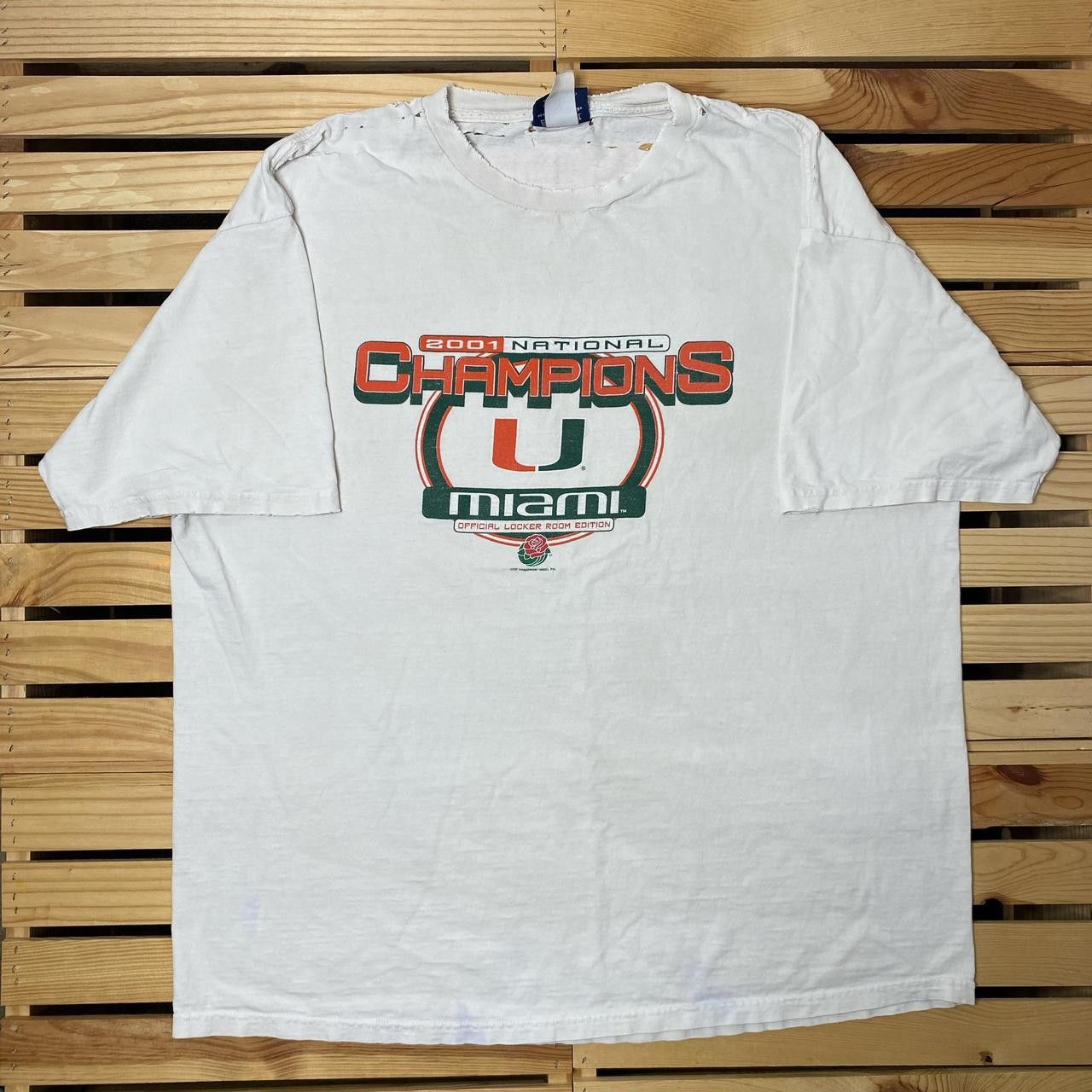 Jansport Vintage University of Miami White College Tee Size 2XL Size US XXL / EU 58 / 5 - 1 Thumbnail