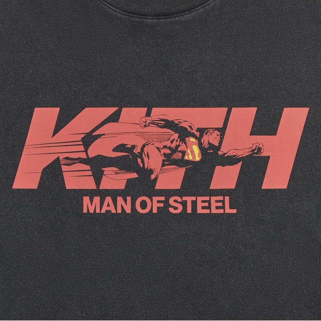 Kith Kith Superman Man Of Steel Vintage Tee Size US XL / EU 56 / 4 - 4 Thumbnail
