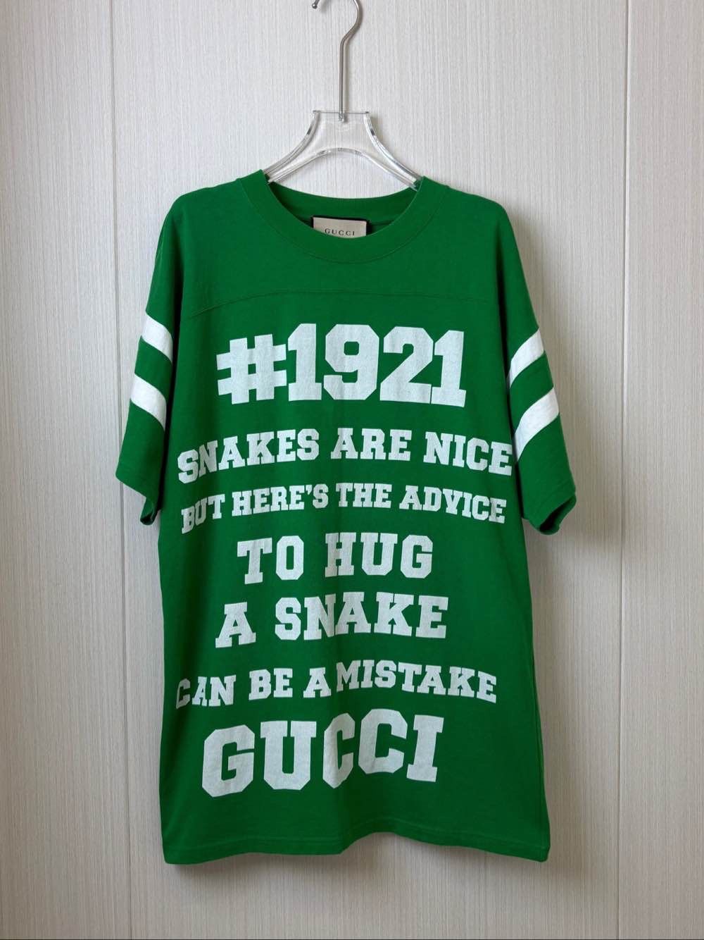 Gucci Gucci 1921 Snake Print T-Shirt Size XS Size US XS / EU 42 / 0 - 1 Thumbnail
