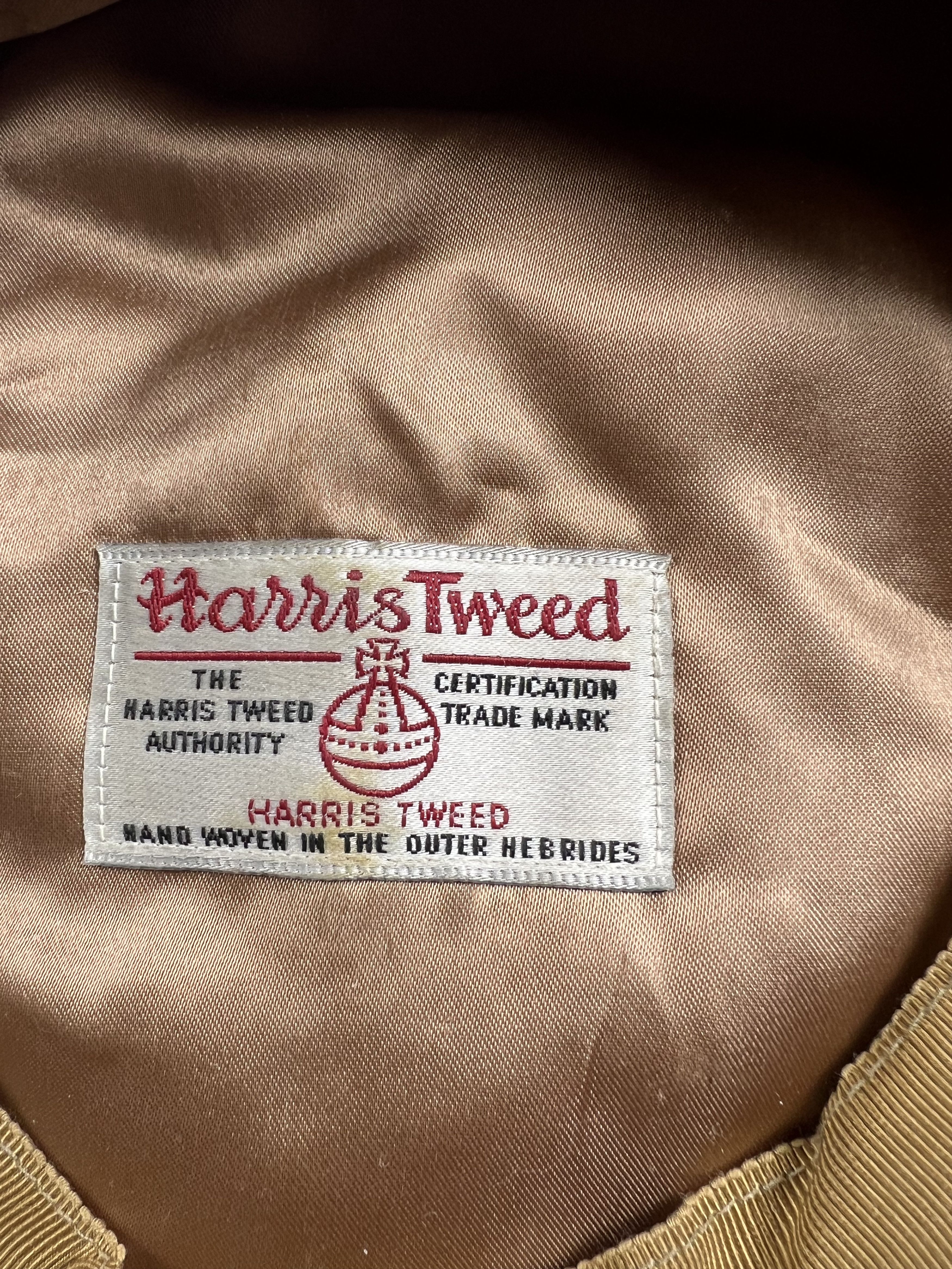 Harris Tweed × Vintage Vintage Harris Tweed Wool Cap OS Size ONE SIZE - 3 Thumbnail