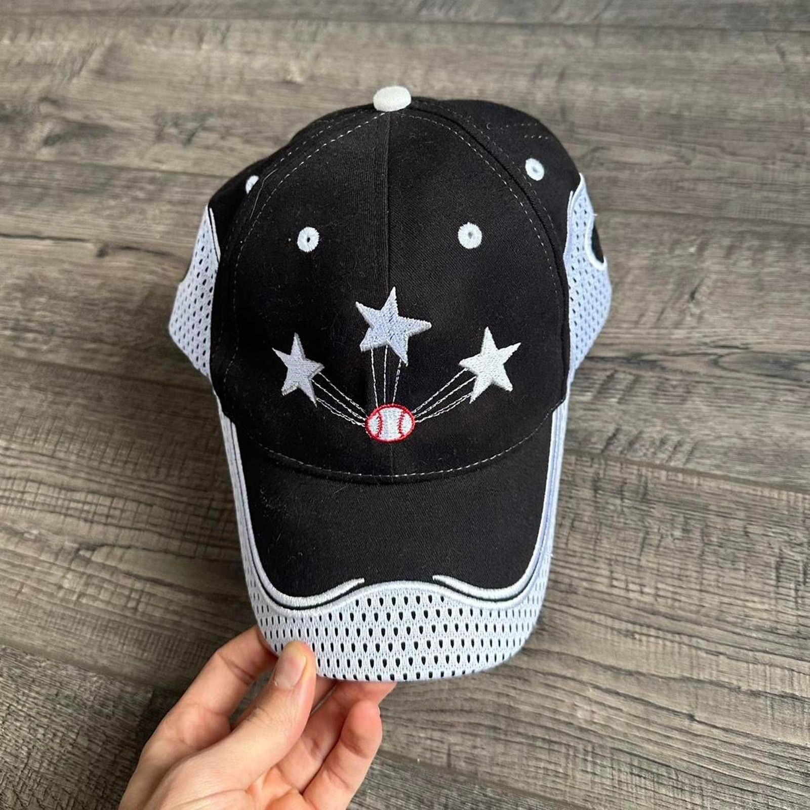 Vintage Vintage Y2K 00s Sporty Baseball Star Embroidered Flame Hat Size ONE SIZE - 7 Thumbnail