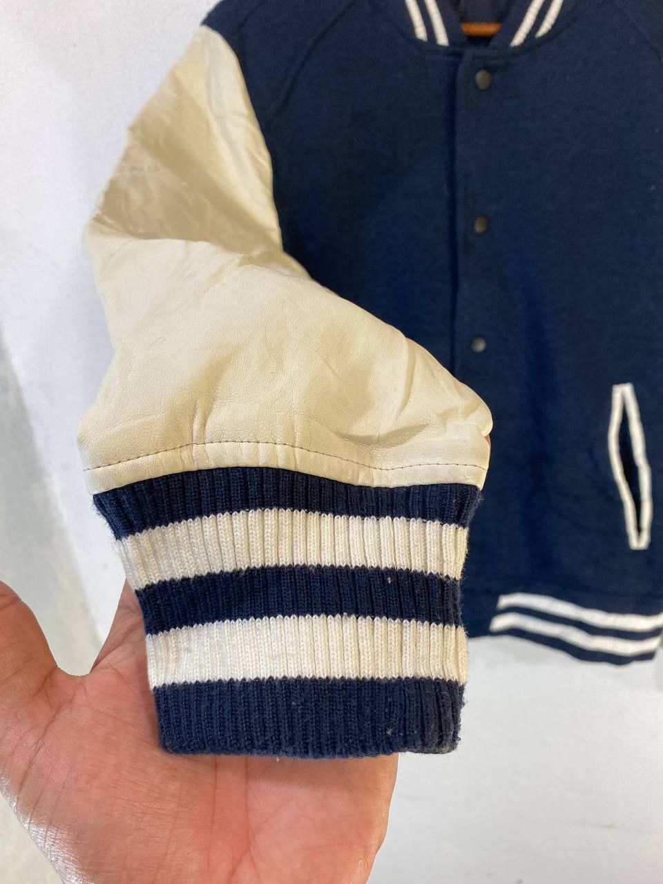 Japanese Brand japanese brands varsity jacket leather sleeves Size US M / EU 48-50 / 2 - 4 Thumbnail