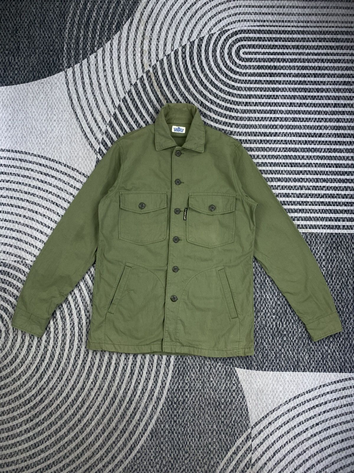 Blue Blue Japan Blue Blue Japan HR Market Army Green Style Button Up Shirt Size US M / EU 48-50 / 2 - 1 Thumbnail
