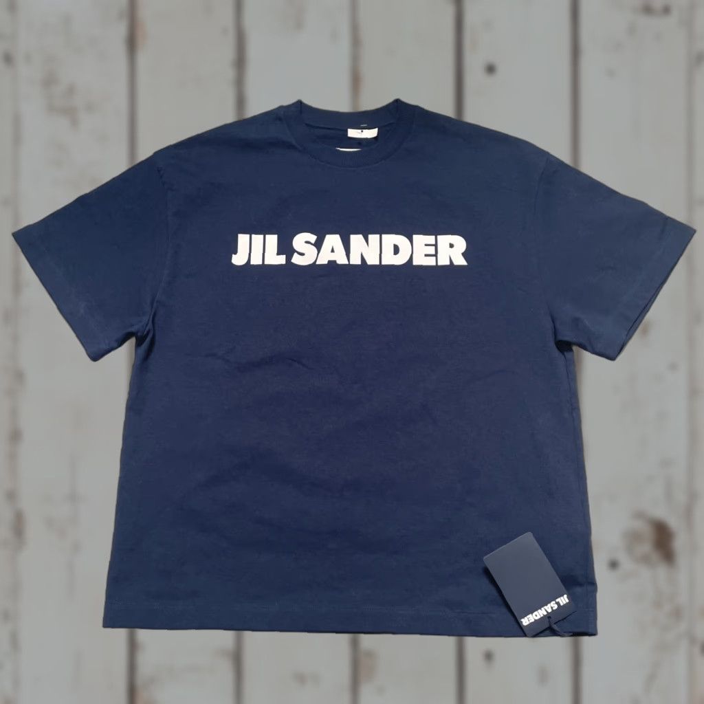 Jil Sander Jil Sander Cotton Jersey Knit Logo T-Shirt Made In Italy NWT S Blue Unisex Adults Short Sleeve Shirts Men Women Size US S / EU 44-46 / 1 - 1 Thumbnail