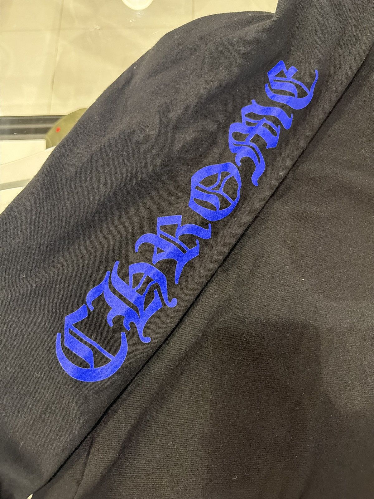 Chrome Hearts Chrome Hearts 1988 Neck Logo Black/Blue L/S Size US XL / EU 56 / 4 - 3 Thumbnail