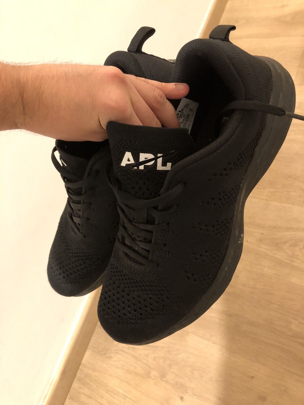 Athletic Propulsion Labs Black APL Techloom Pro M Shoes Size US 10.5 / EU 43-44 - 2 Thumbnail