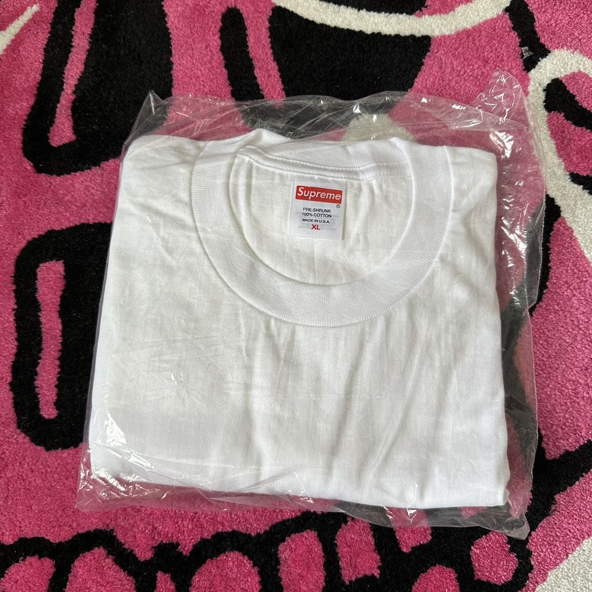 Supreme Supreme White Box Logo (23) CAMO Tee shirt Size US XL / EU 56 / 4 - 3 Thumbnail