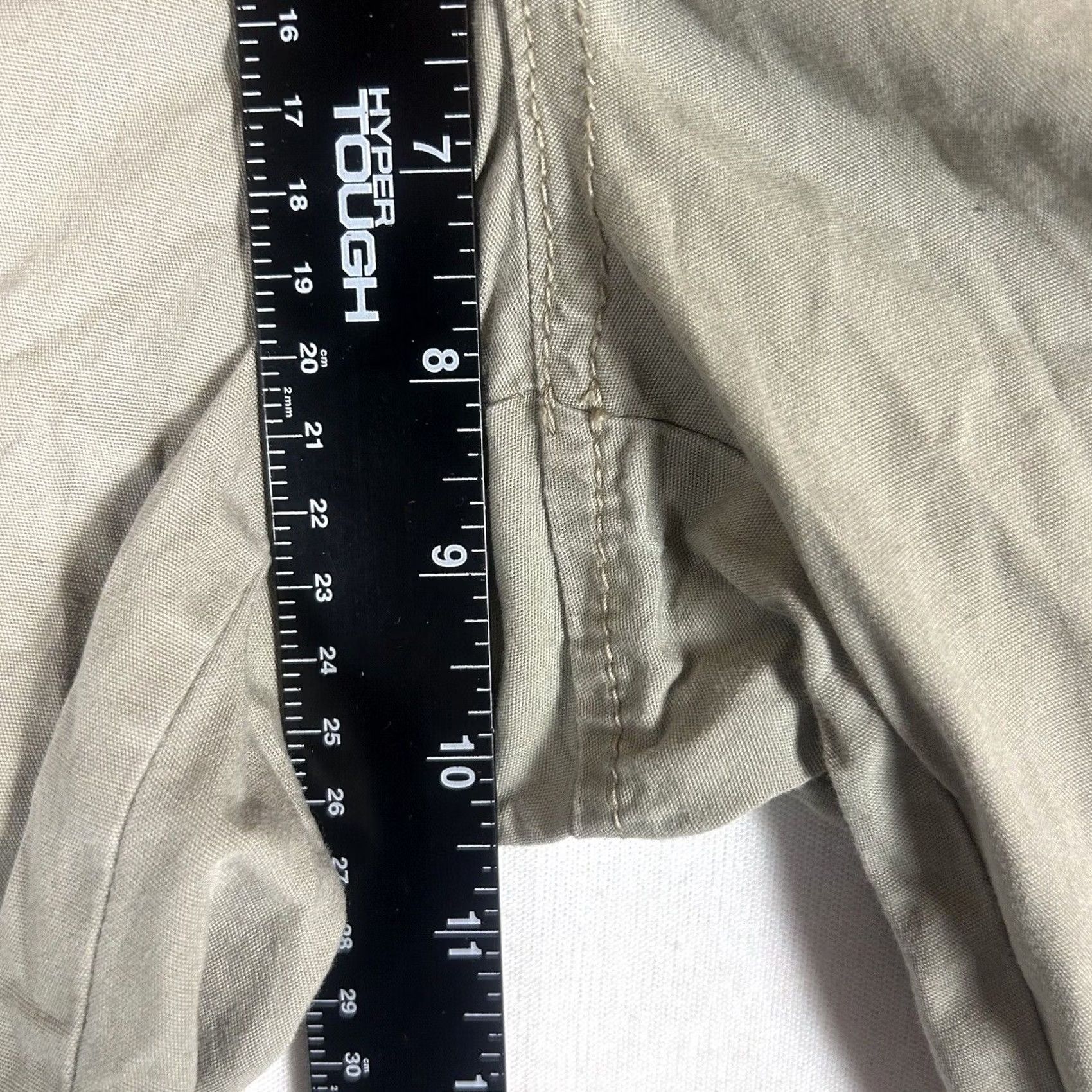Old Navy Old Navy Women's Chino Shorts Low Rise Size 4 Tan Kerr Basic Summer Hook & Eye Slit Pockets Casual 9.5 Inseam Knit Cotton 100% Vintage: No Size 27" / US 4 / IT 40 - 5 Thumbnail