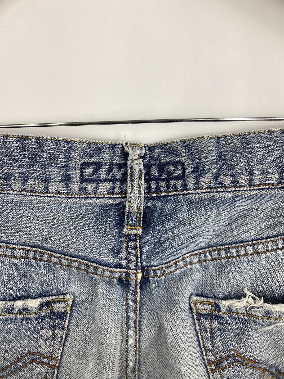 Energie 🇯🇵 Vintage 90s Energie Distressed Japanese Style Y2K Jeans Size US 32 / EU 48 - 14 Thumbnail