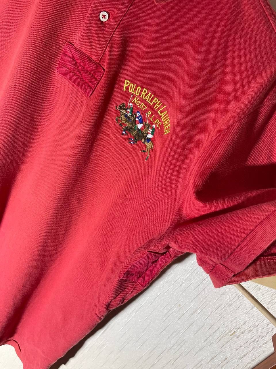 Polo Ralph Lauren × Ralph Lauren × Vintage Polo Ralph Lauren Vintage R.L.P.C. Chief Keef Polo Size US XL / EU 56 / 4 - 7 Thumbnail
