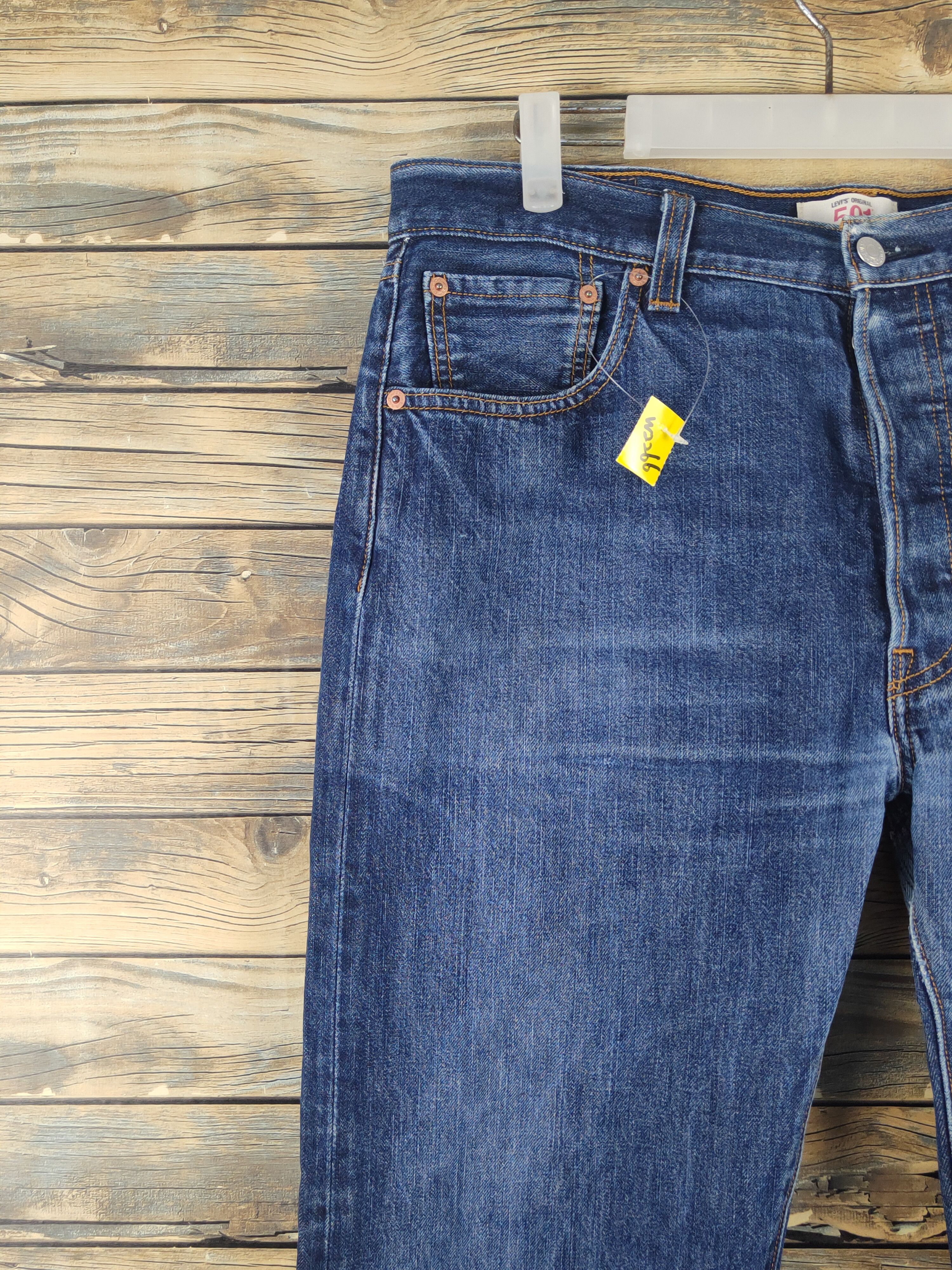 Levi's 501 Levi's Blue Distressed Ripped Jeans #W2266 Size US 36 / EU 52 - 3 Thumbnail
