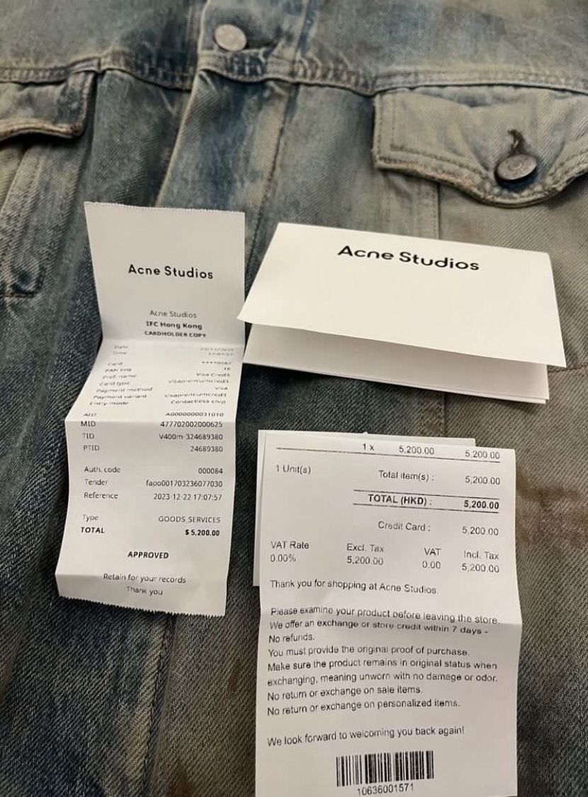 Acne Studios Acne Studios Dirty Wash Oversize Denim Jacket Size US M / EU 48-50 / 2 - 8 Thumbnail
