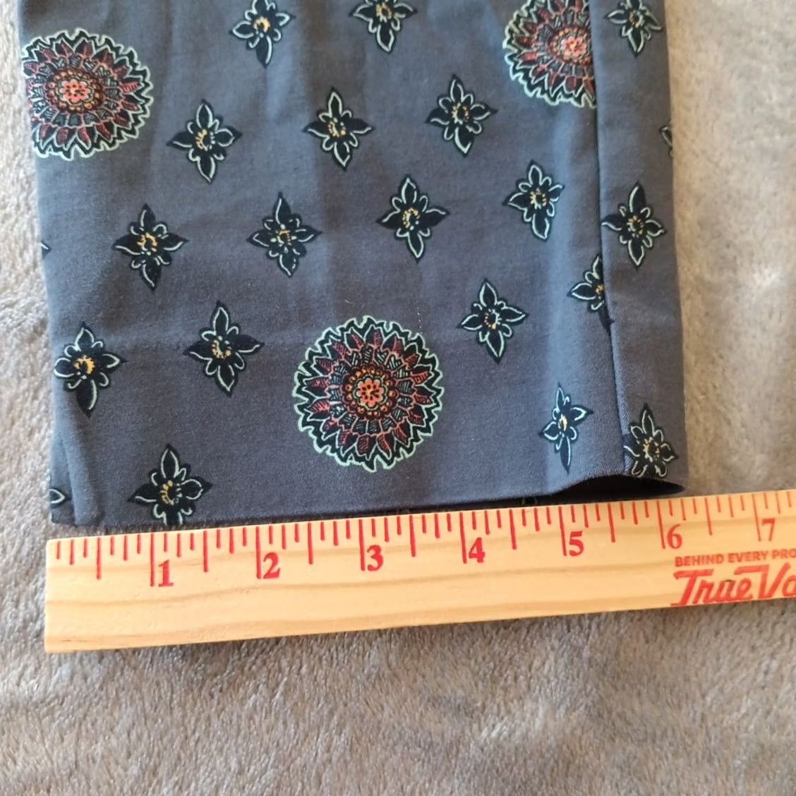 Ann Taylor Ann Taylor Loft Riviera Cropped Pants Womens Size 6 Gray Geometric Size 28" / US 6 / IT 42 - 7 Thumbnail