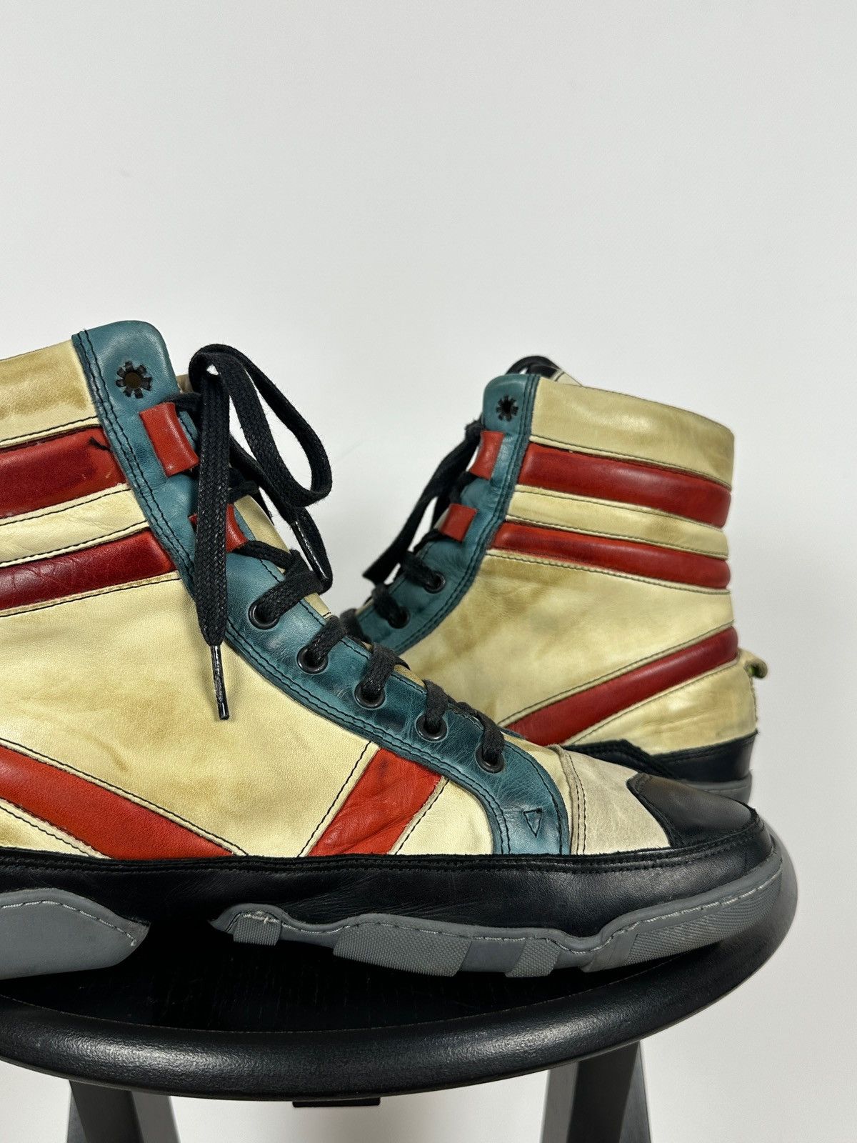 Marithe + Francois Girbaud 00s Vintage Marithé + François Girbaud High Top Sneakers Size US 8 / EU 41 - 18 Thumbnail