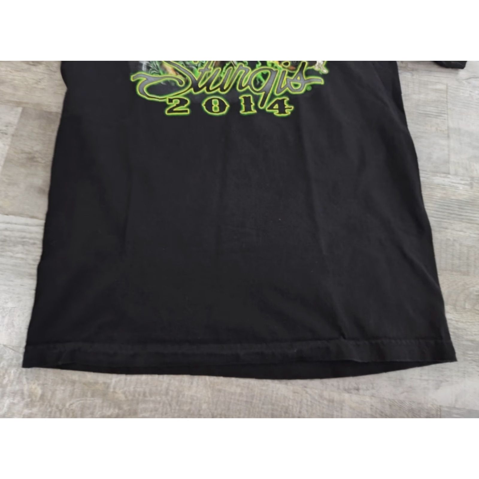 Vintage VINTAGE Sturgis Black Hills Rally 2014 T-Shirt Crew Neck 100% Cotton Mens Medium Black 74th Rally Motorcycle Biker Graphic Tee Size US M / EU 48-50 / 2 - 3 Thumbnail
