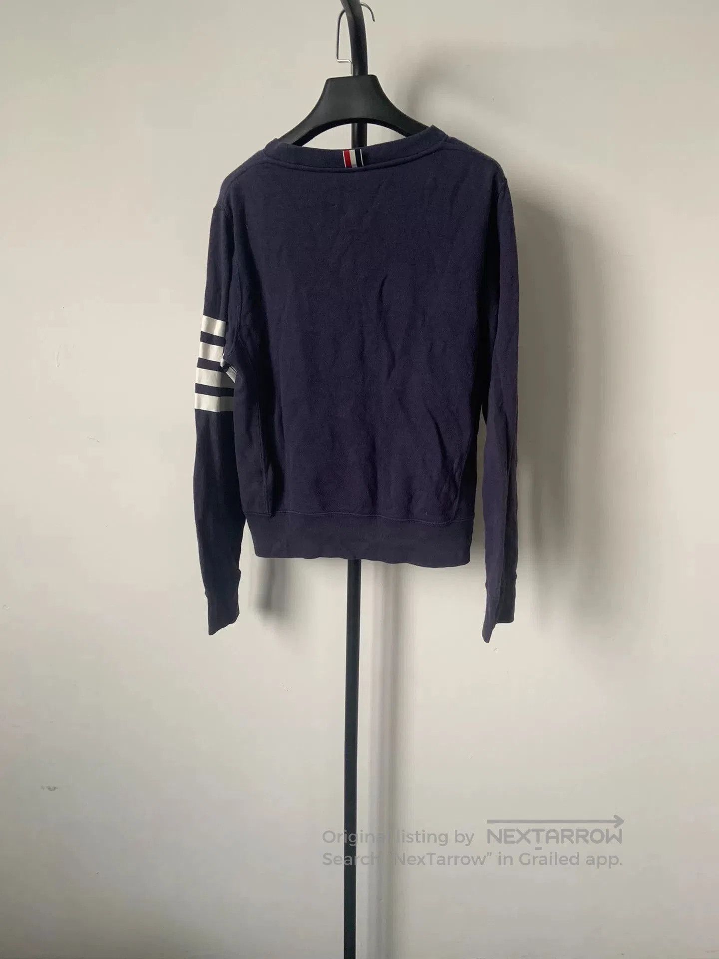 Thom Browne thom browne classic navy sweatshirt for men. Size US XXS / EU 40 - 2 Thumbnail