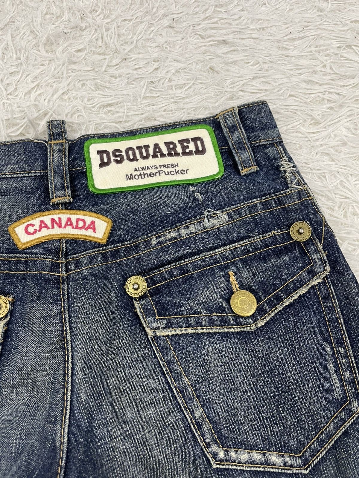 Dsquared2 Distress Dsquared2 3Q/Short Jeans Pant Made in Italy Size US 31 - 9 Thumbnail