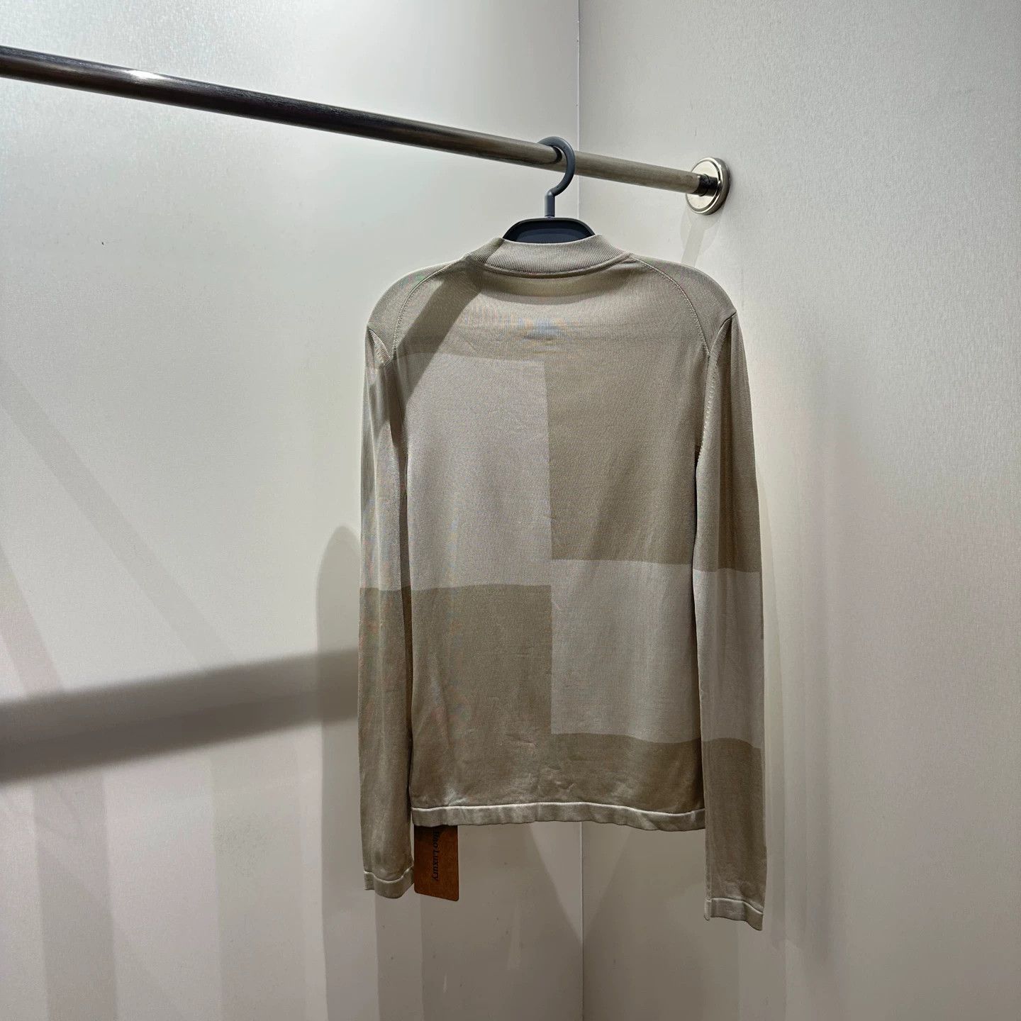 Hermes Hermes mar497 Check Colorblock Silk Longsleeve 38 Size S / US 4 / IT 40 - 2 Thumbnail