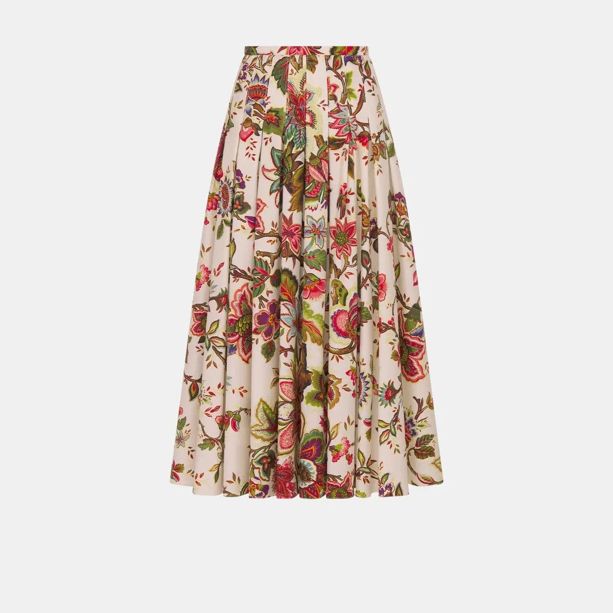 Dior o1w1db10225 Mid-Length Pleated Skirt in Multicolor Size 28" / US 6 / IT 42 - 1 Thumbnail