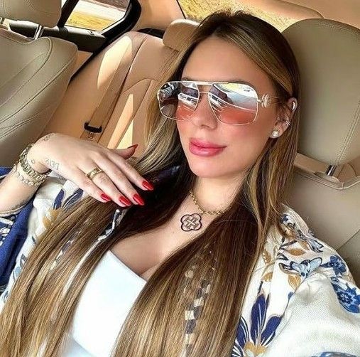 Versace Versace VE2269 10027E Sunglasses Gold Geometric Frame Size ONE SIZE - 3 Thumbnail