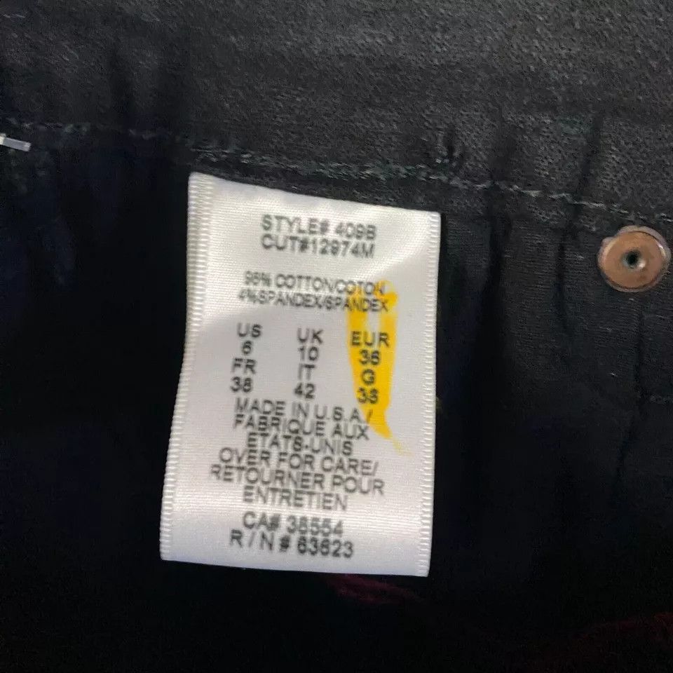 NYDJ NYDJ Jeans Women's Size 6 Capri High Rise Black Denim Adults Size 28" / US 6 / IT 42 - 8 Thumbnail