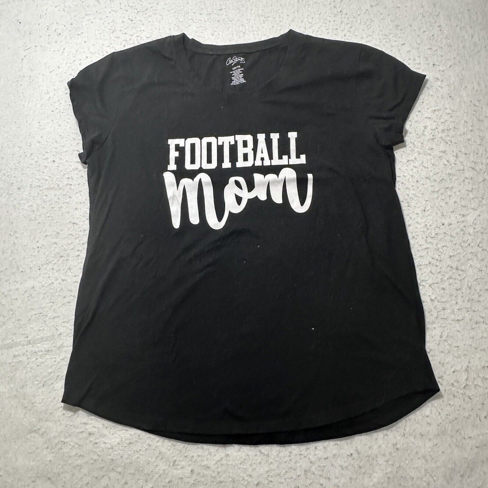 City Streets City Streets Large Football Mom Black Graphic T Shirt Size L / US 10 / IT 46 - 1 Thumbnail