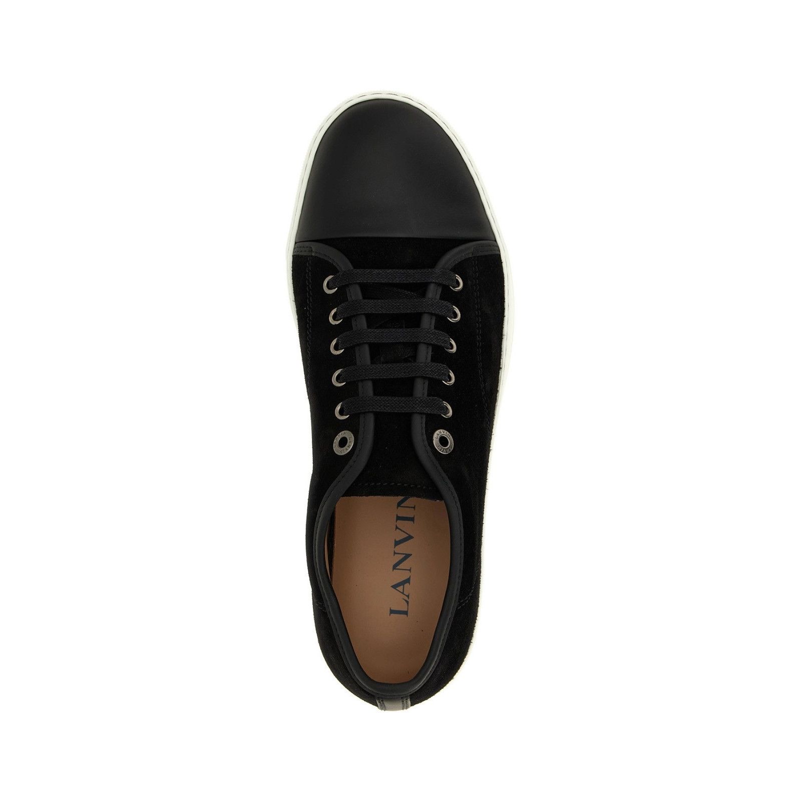 Lanvin LANVIN DBB1 Black Suede Sneakers New & Authentic (Men's size Size US 9 / EU 42 - 4 Thumbnail