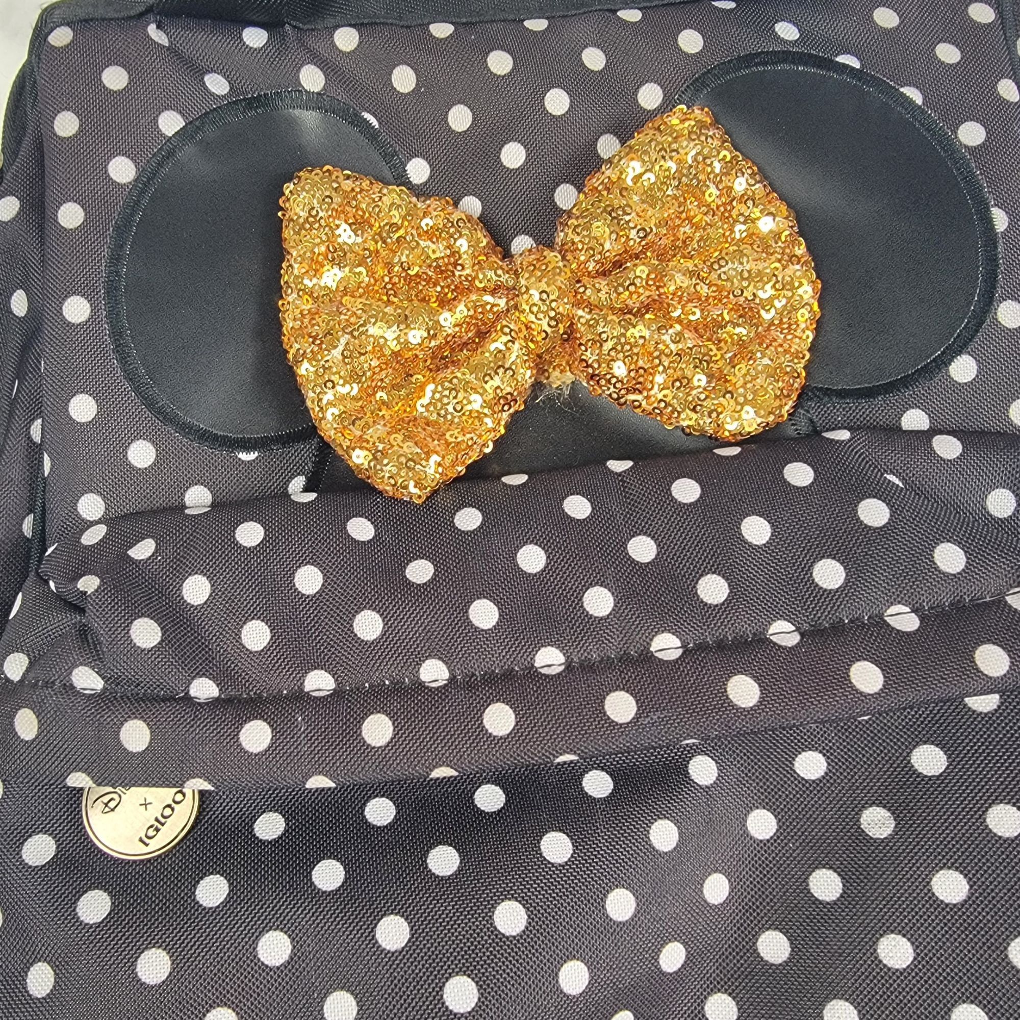 Disney Disney X Igloo Polka Dot Cooler Backpack Glitter Bow I Love Size ONE SIZE - 5 Thumbnail