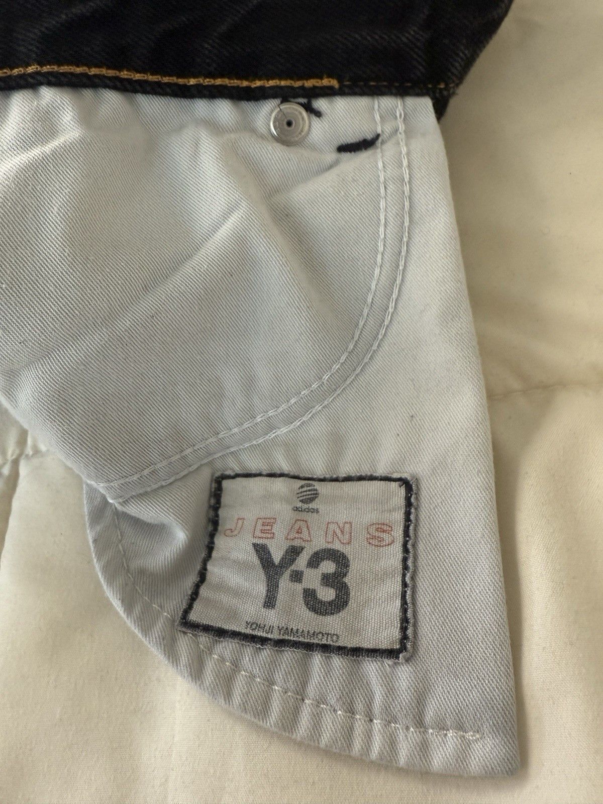 Y-3 Adidas Y-3 Black Jeans Made In Italy Size 29R 2006 RARE Size US 29 - 9 Thumbnail