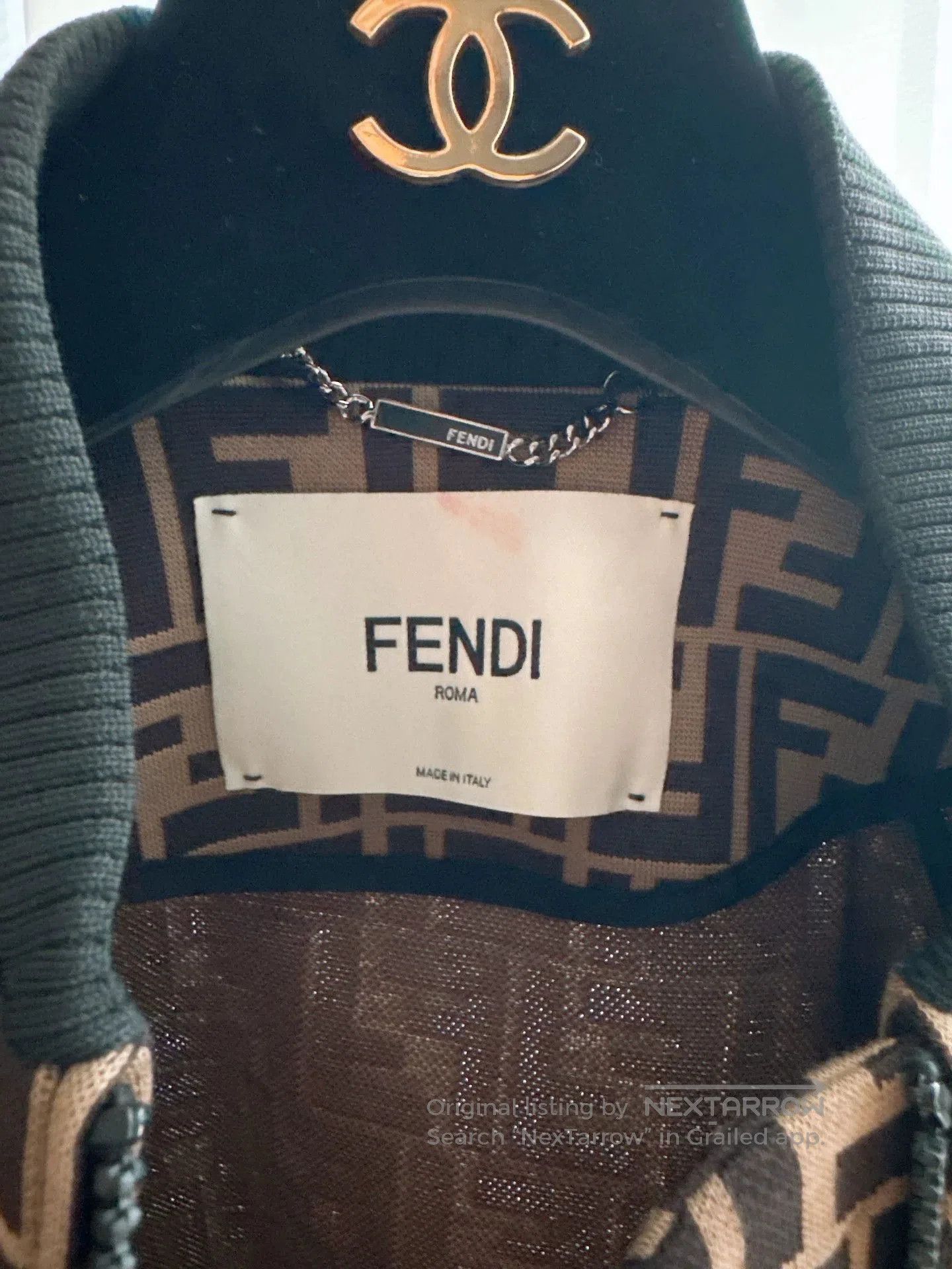 Fendi Fendi FF Logo Pile Sleeve Jacket. Size US S / EU 44-46 / 1 - 4 Thumbnail