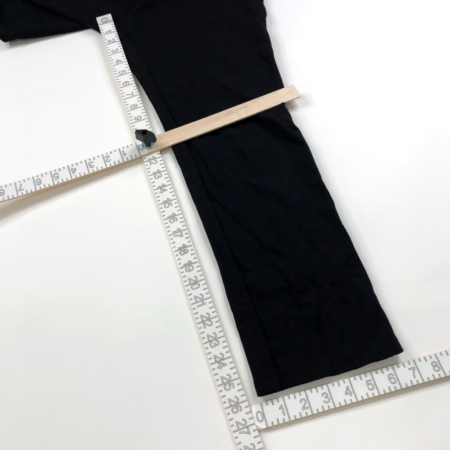 Ralph Lauren Lauren Ralph Lauren Medium (Fit 31W 26L) Pull On Viscose Mid Rise Pants Black Size 24" / US 00 / IT 34 - 3 Thumbnail