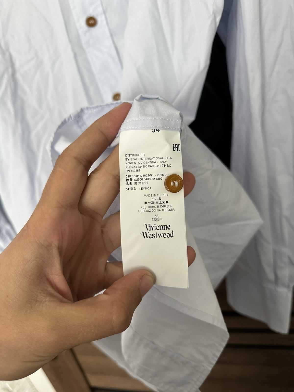Vivienne Westwood Vivienne Westwood Shirt Button Up Long Sleeve Size US L / EU 52-54 / 3 - 10 Thumbnail