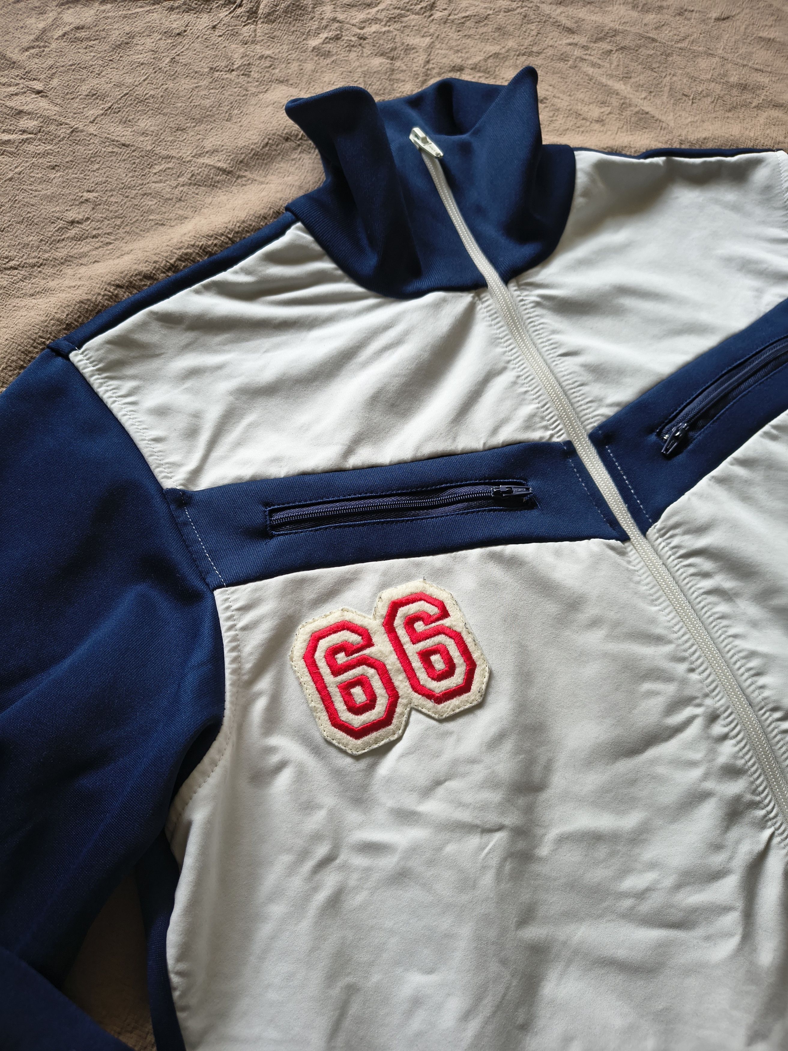 Adidas Vintage adidas Track Jacket — Navy/White — Size M Size US M / EU 48-50 / 2 - 4 Thumbnail