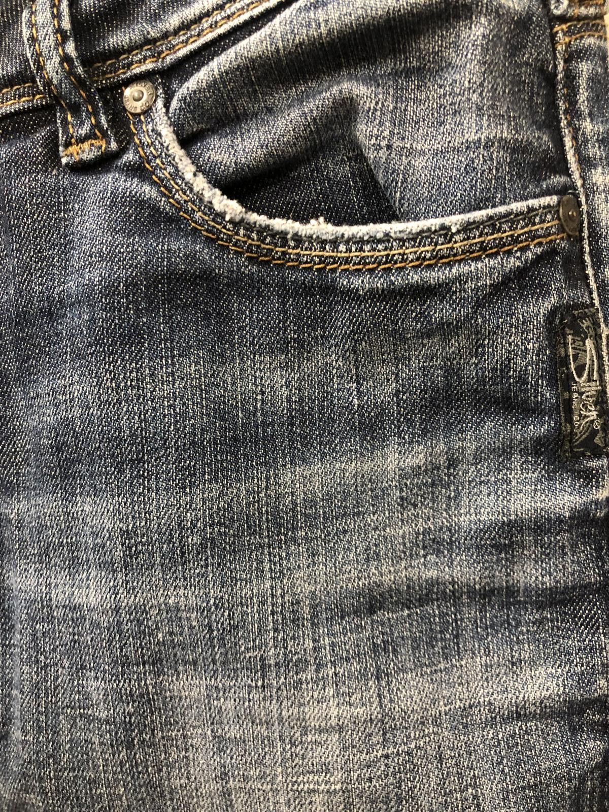 Silver Jeans Co. Silver Jeans Co. Women's Slim Fit Dark Wash Denim Size 28" / US 6 / IT 42 - 3 Thumbnail