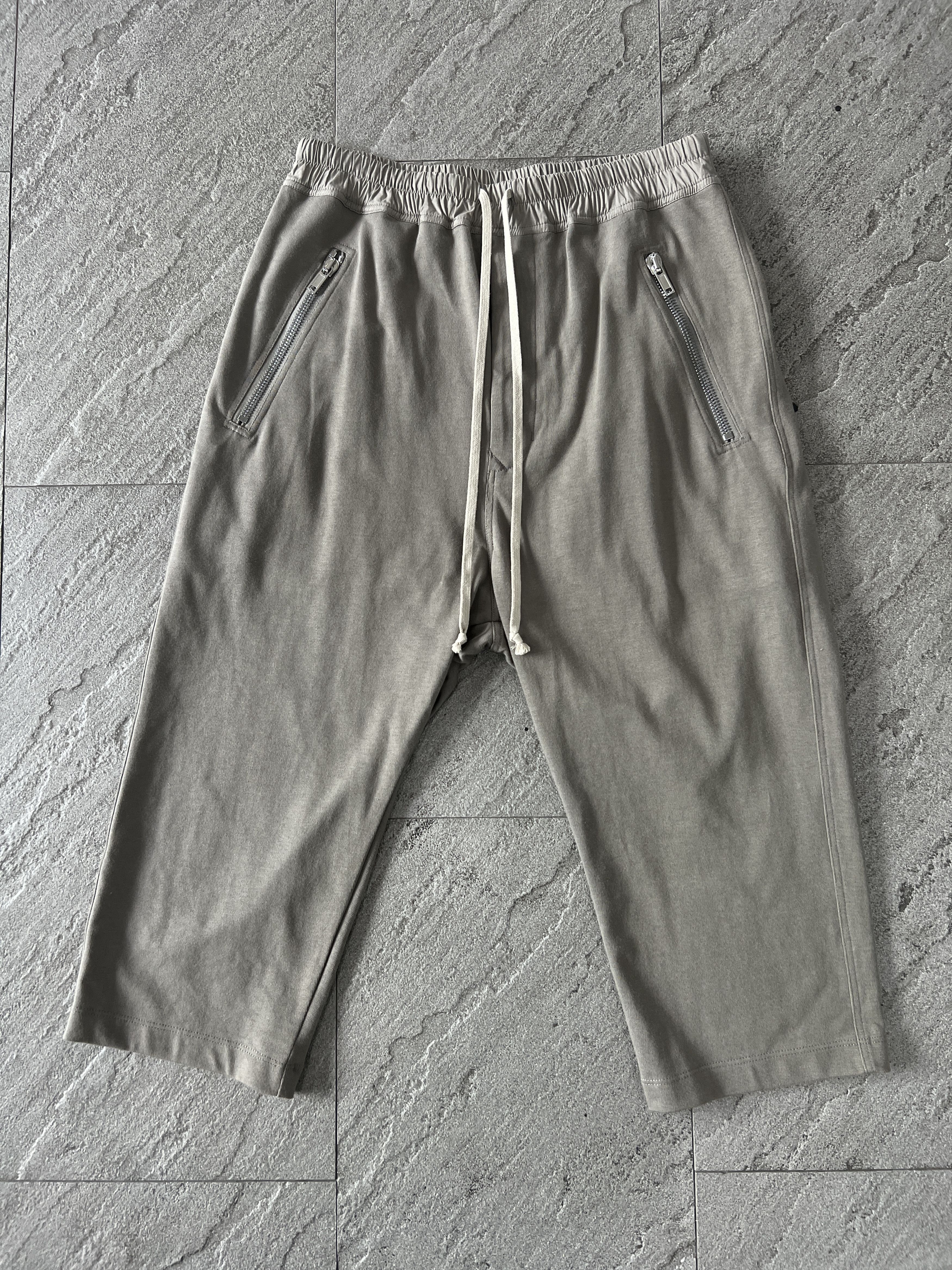 Rick Owens Rick Owens Sarouel Cropped Pants Dust Grey Size US 30 / EU 46 - 1 Thumbnail
