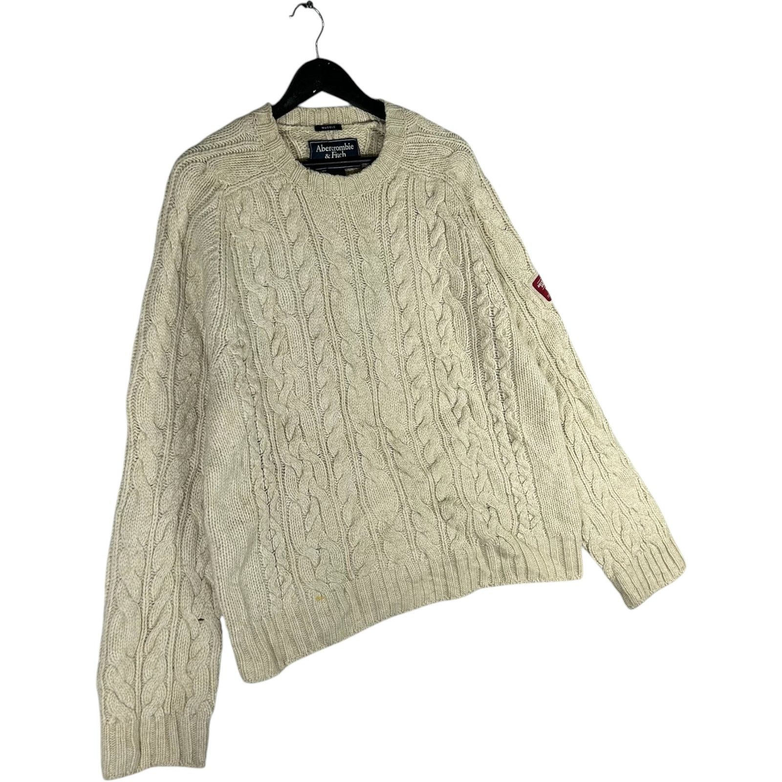 Abercrombie & Fitch Abercrombie & Fitch Wool Muscle Sweater Size US XL / EU 56 / 4 - 3 Thumbnail