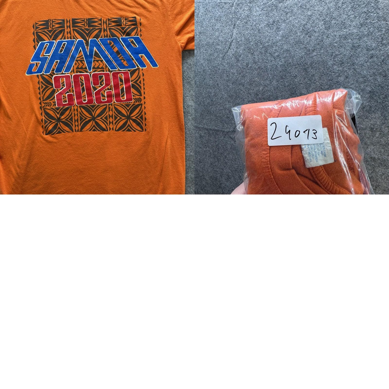 Logo 7 VVKY Shirt S Orange Crest Logo Graphic Tee Crewneck Cotton Jersey Tagless Mens Size US S / EU 44-46 / 1 - 8 Thumbnail