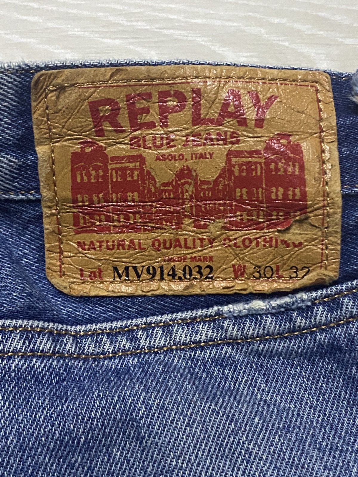 Replay Vintage Replay Jeans Mv914532 Distressed Faded Wash Jeans Size US 29 - 12 Thumbnail