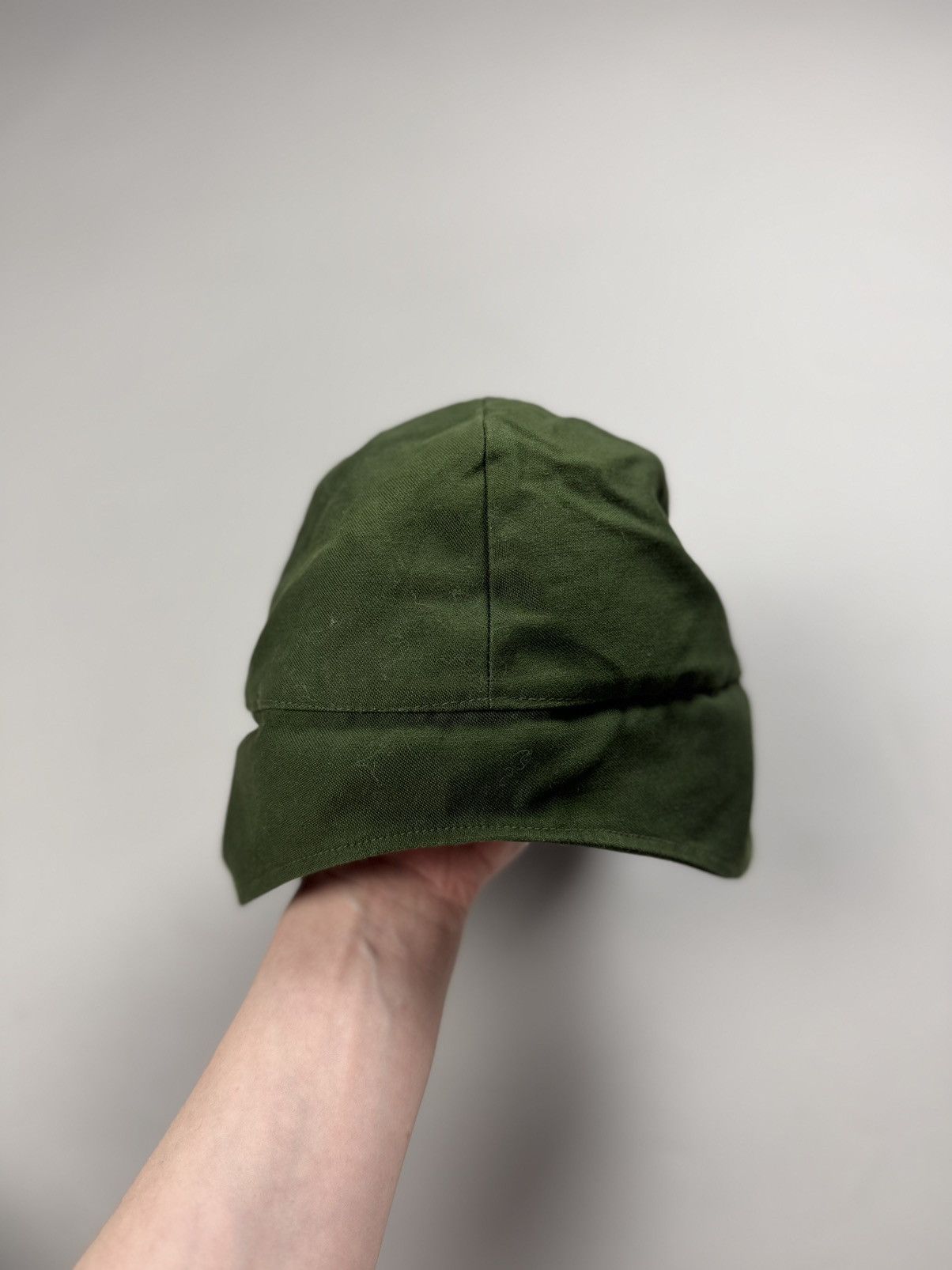 Other Swedish Army Vintage Fatigue Baseball Earwarmer Cap Hat 60s Size ONE SIZE - 12 Thumbnail