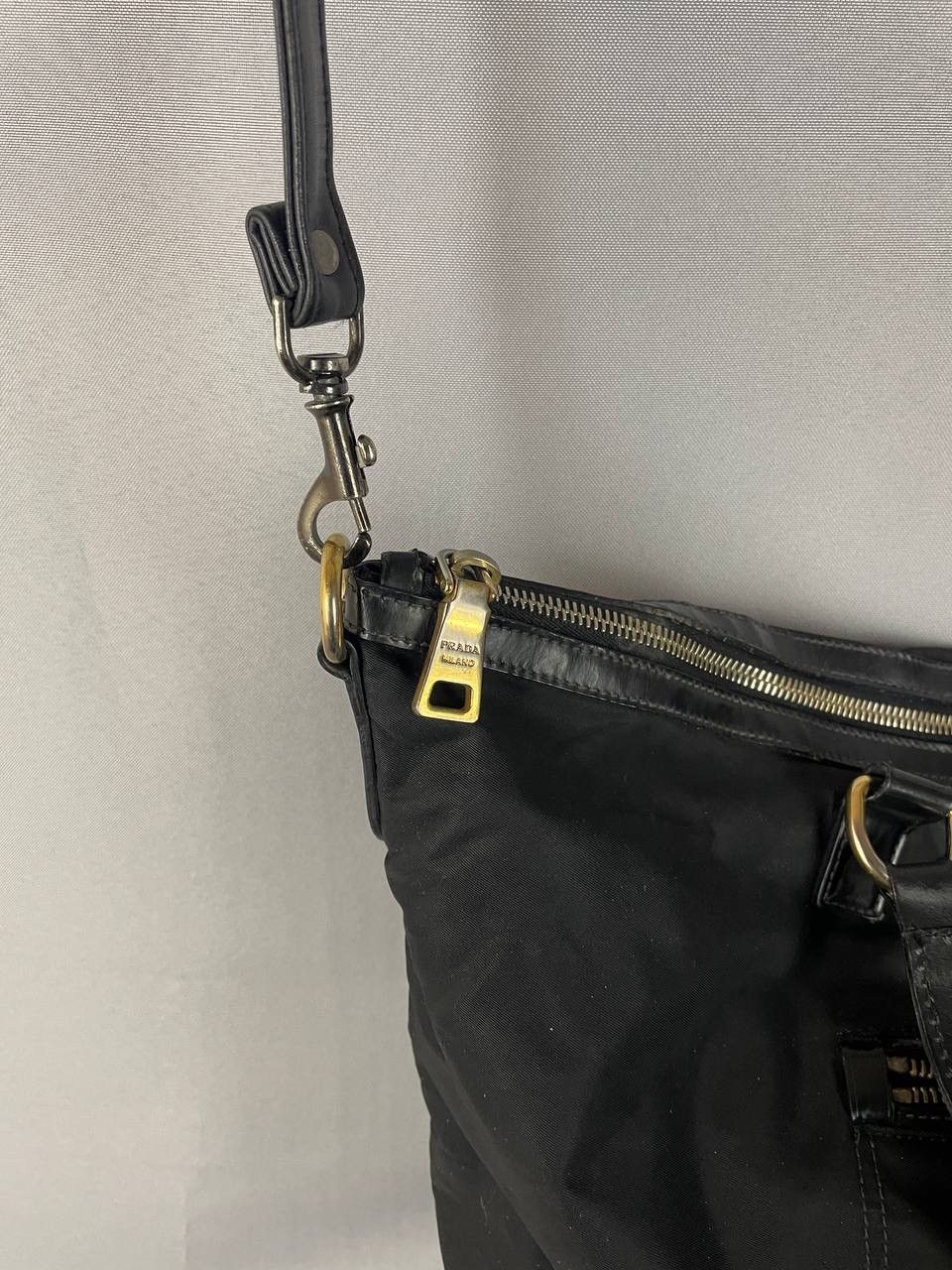 Prada Prada Nylon Black Bag Size ONE SIZE - 4 Thumbnail