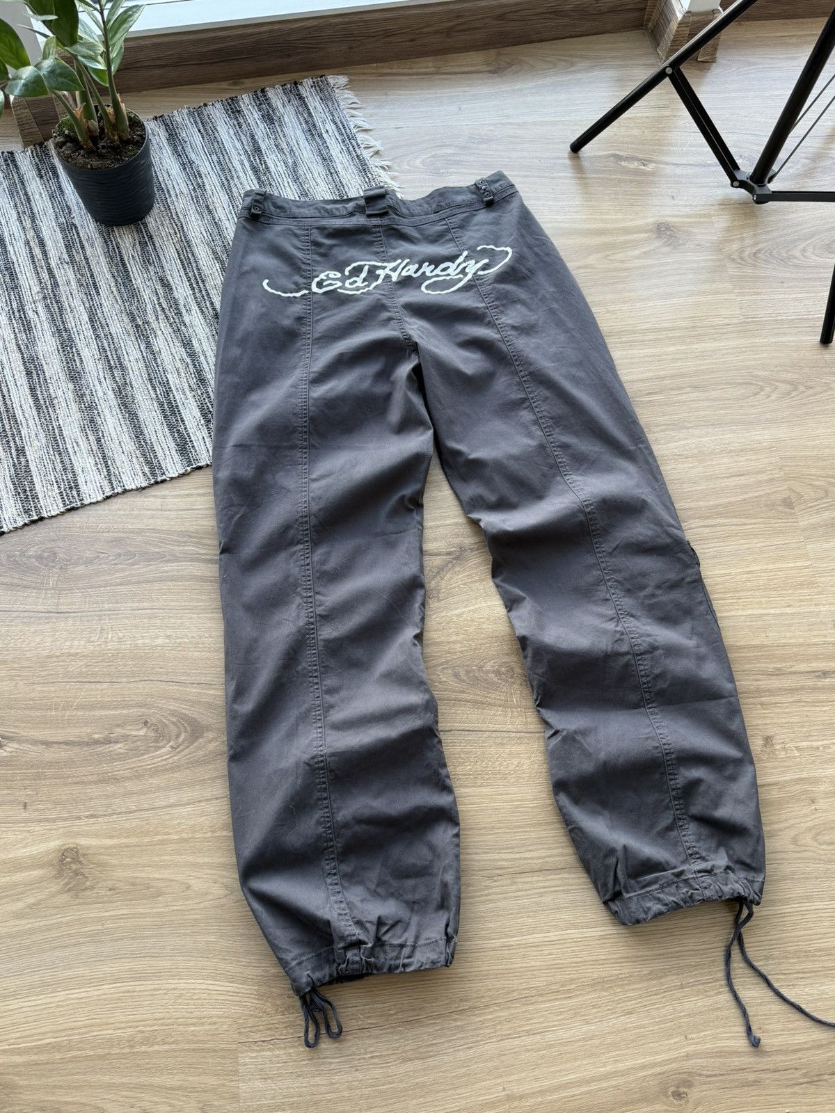 Ed Hardy ED HARDY CARGO PANTS WOOMEN’S DESIGNER STREETWEAR Size M Size 33" - 6 Thumbnail