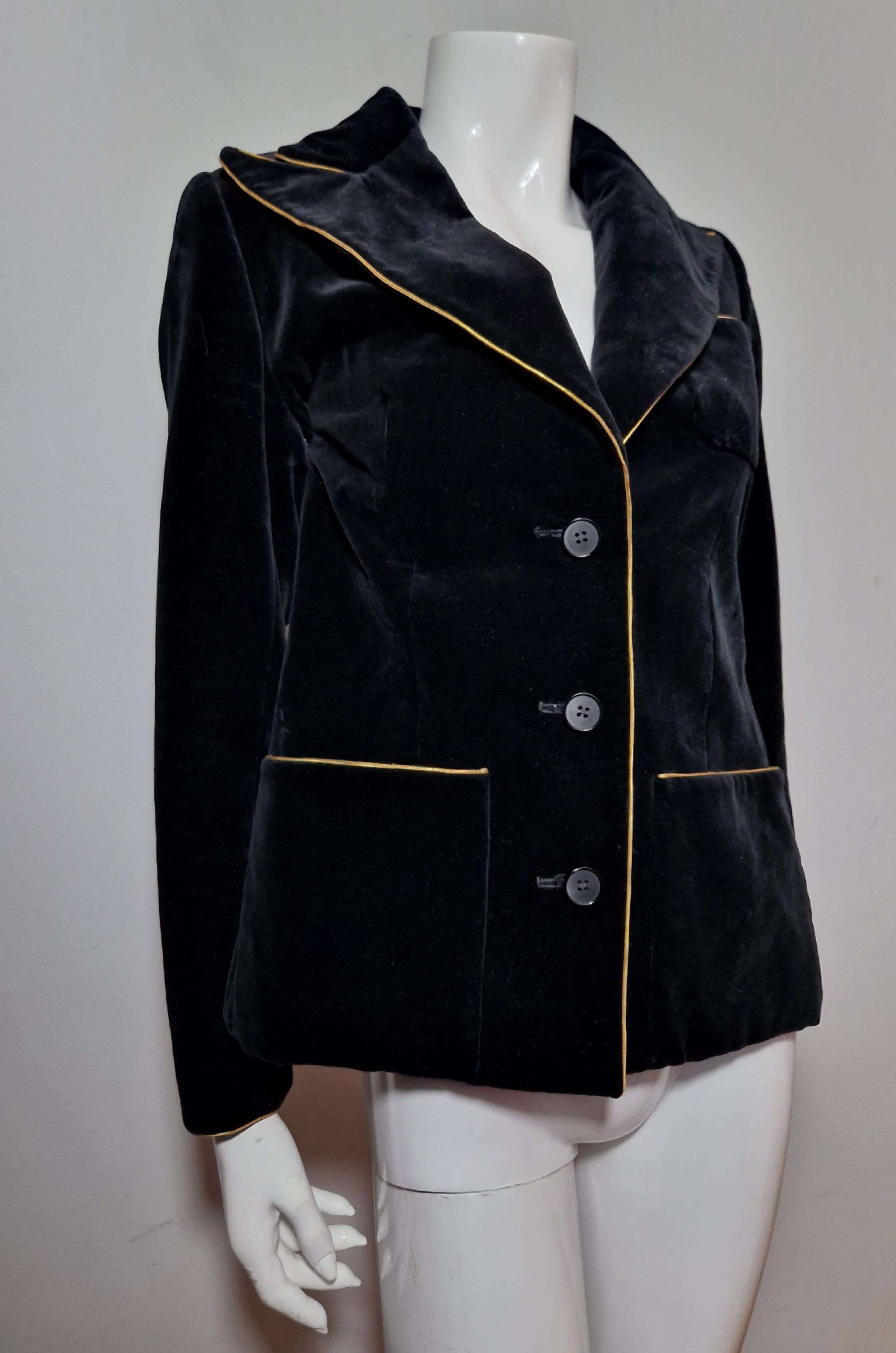 Dior Dior 1960s velvet blazer Size S / US 4 / IT 40 - 2 Thumbnail
