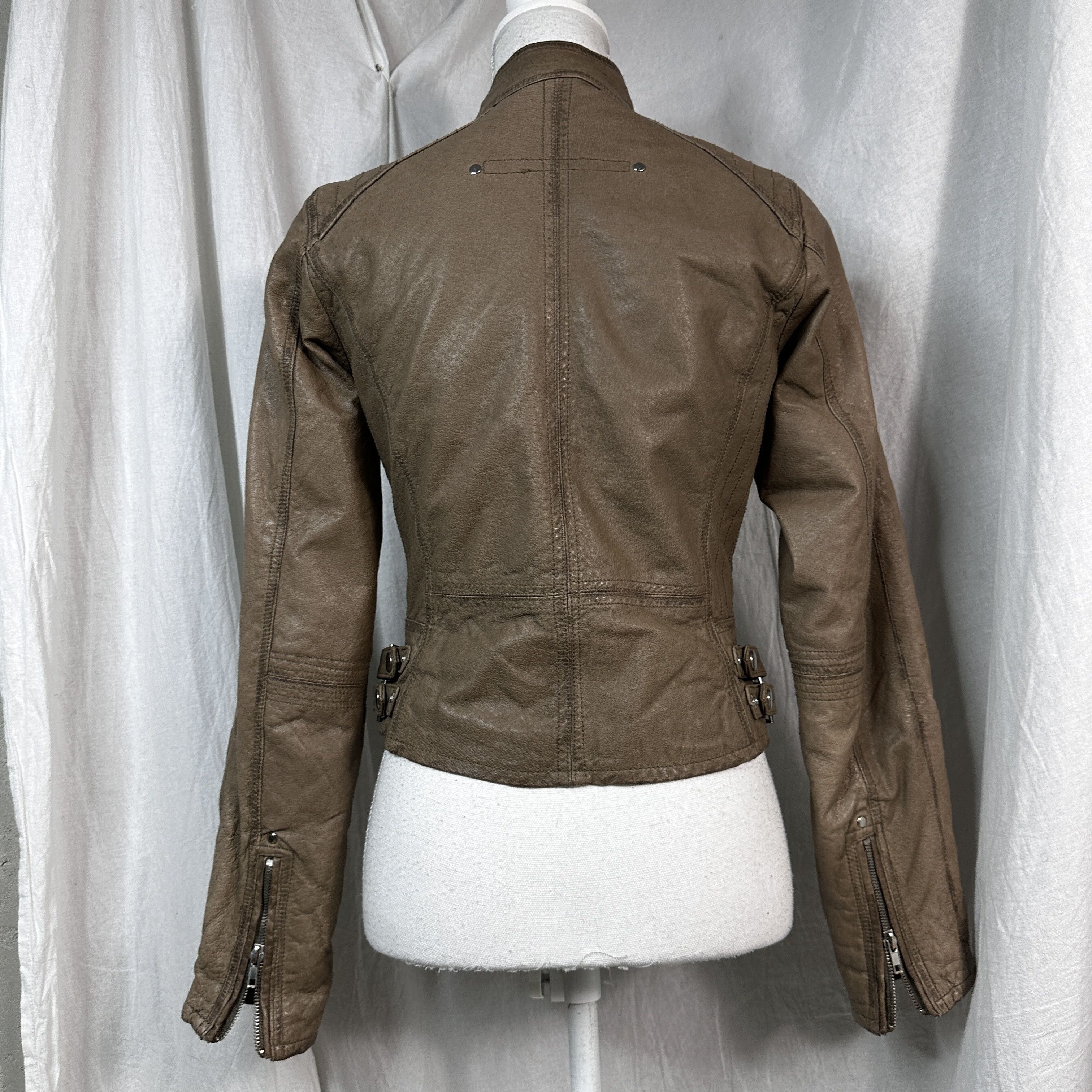 Vintage Women's Leather Jacket Vintage Size S / US 4 / IT 40 - 7 Thumbnail